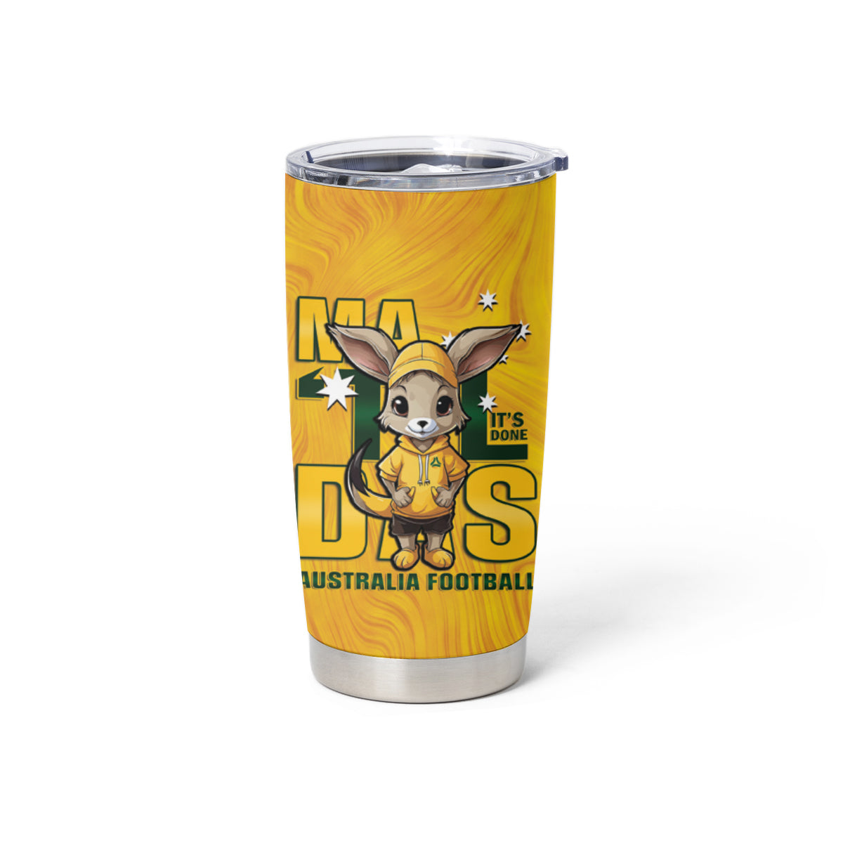 Matildas Tumbler Cup Australian Cute Mascot Unique Gold Version