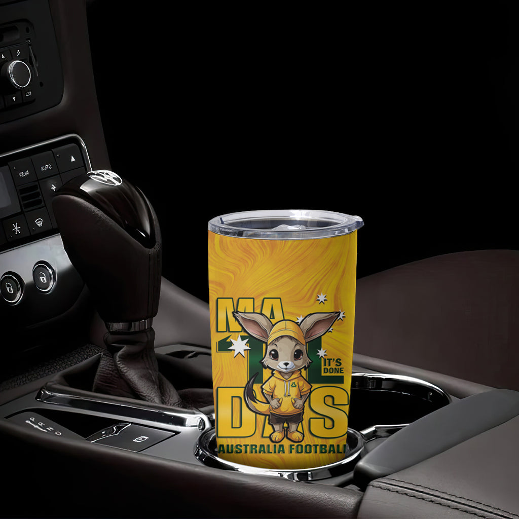 Matildas Tumbler Cup Australian Cute Mascot Unique Gold Version