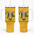 Matildas Tumbler With Handle Australian Cute Mascot Unique Gold Version