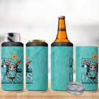Matildas 4 in 1 Can Cooler Tumbler Australian Cute Mascot Unique Turquosie Version