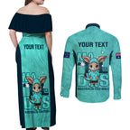 custom-matildas-couples-matching-off-shoulder-maxi-dress-and-long-sleeve-button-shirt-australian-cute-mascot-unique-turquosie-version