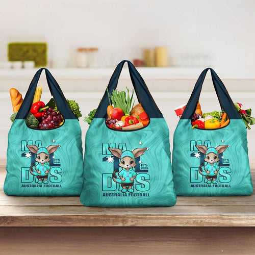 Turquoise Matildas Grocery Bag Australian Cute Mascot Unique