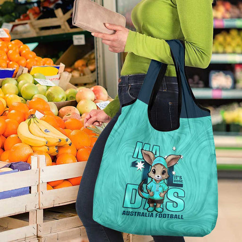 Turquoise Matildas Grocery Bag Australian Cute Mascot Unique