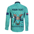 custom-matildas-long-sleeve-button-shirt-australian-cute-mascot-unique-turquosie-version