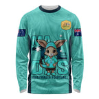 custom-matildas-long-sleeve-shirt-australian-cute-mascot-unique-turquosie-version