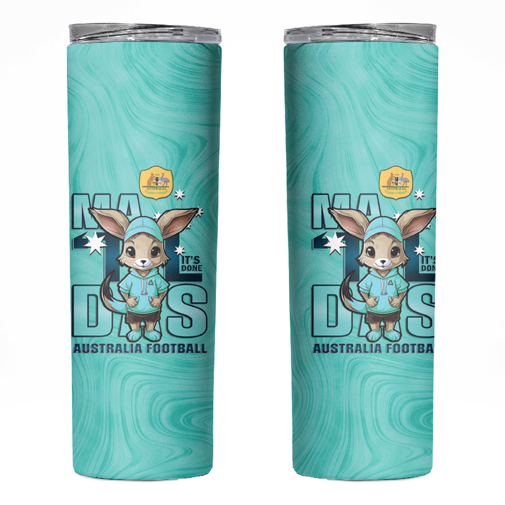 Matildas Skinny Tumbler Australian Cute Mascot Unique Turquosie Version
