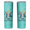 Matildas Skinny Tumbler Australian Cute Mascot Unique Turquosie Version