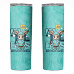 Matildas Skinny Tumbler Australian Cute Mascot Unique Turquosie Version