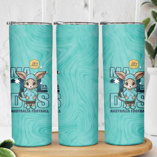 Matildas Skinny Tumbler Australian Cute Mascot Unique Turquosie Version
