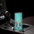 Matildas Skinny Tumbler Australian Cute Mascot Unique Turquosie Version