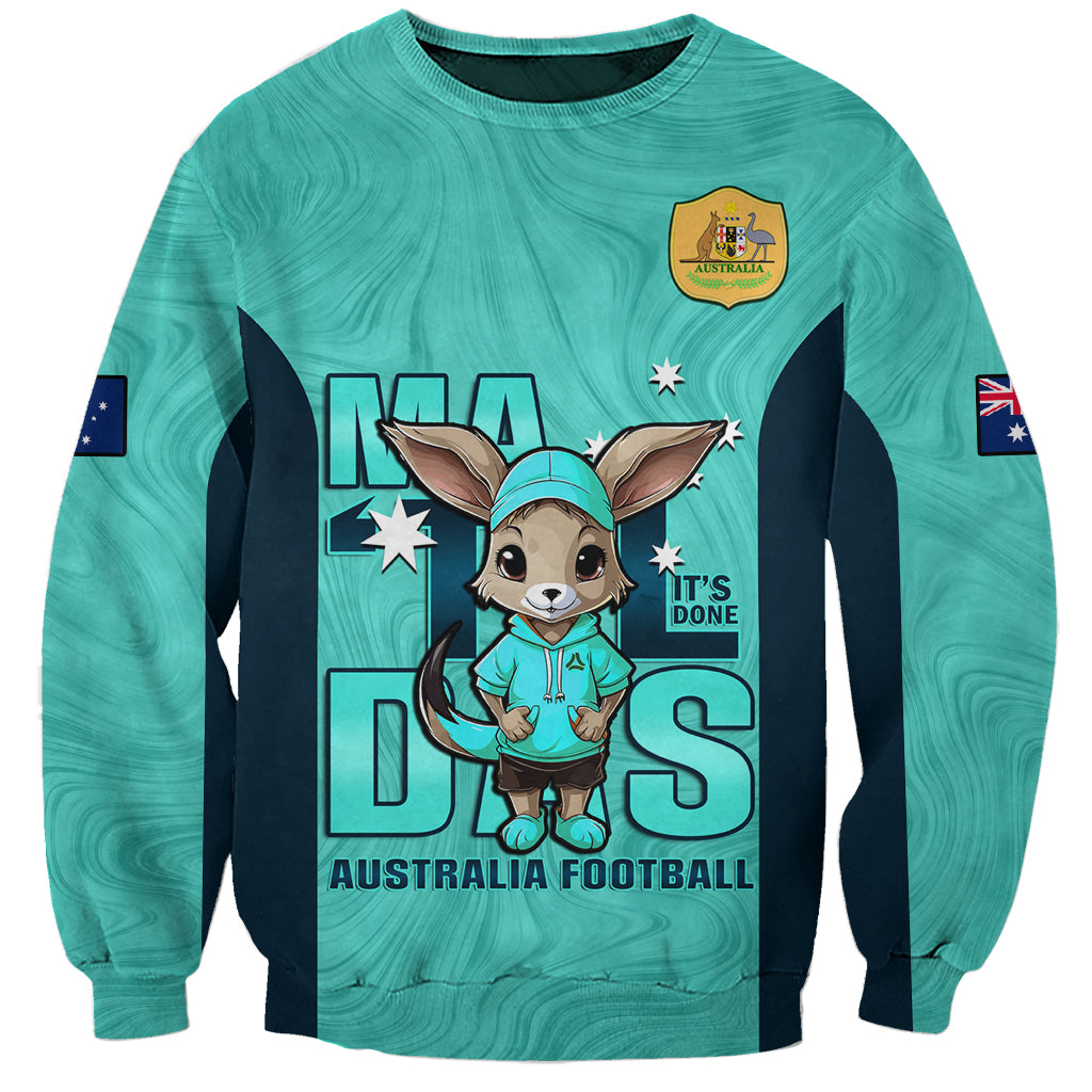 custom-matildas-sweatshirt-australian-cute-mascot-unique-turquosie-version