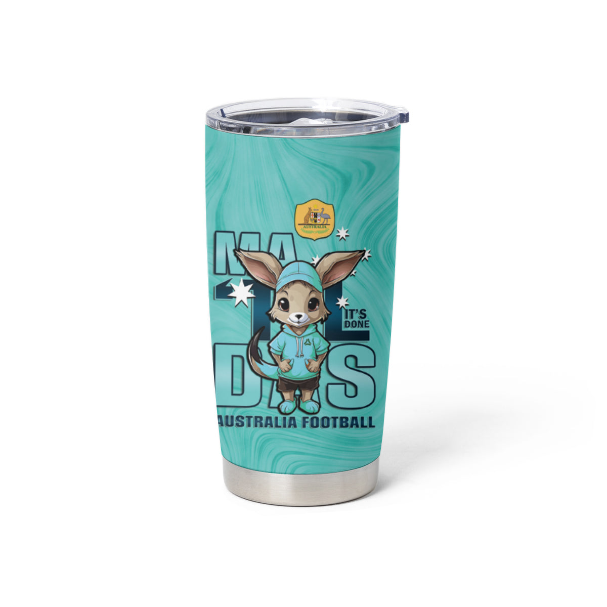 Matildas Tumbler Cup Australian Cute Mascot Unique Turquosie Version