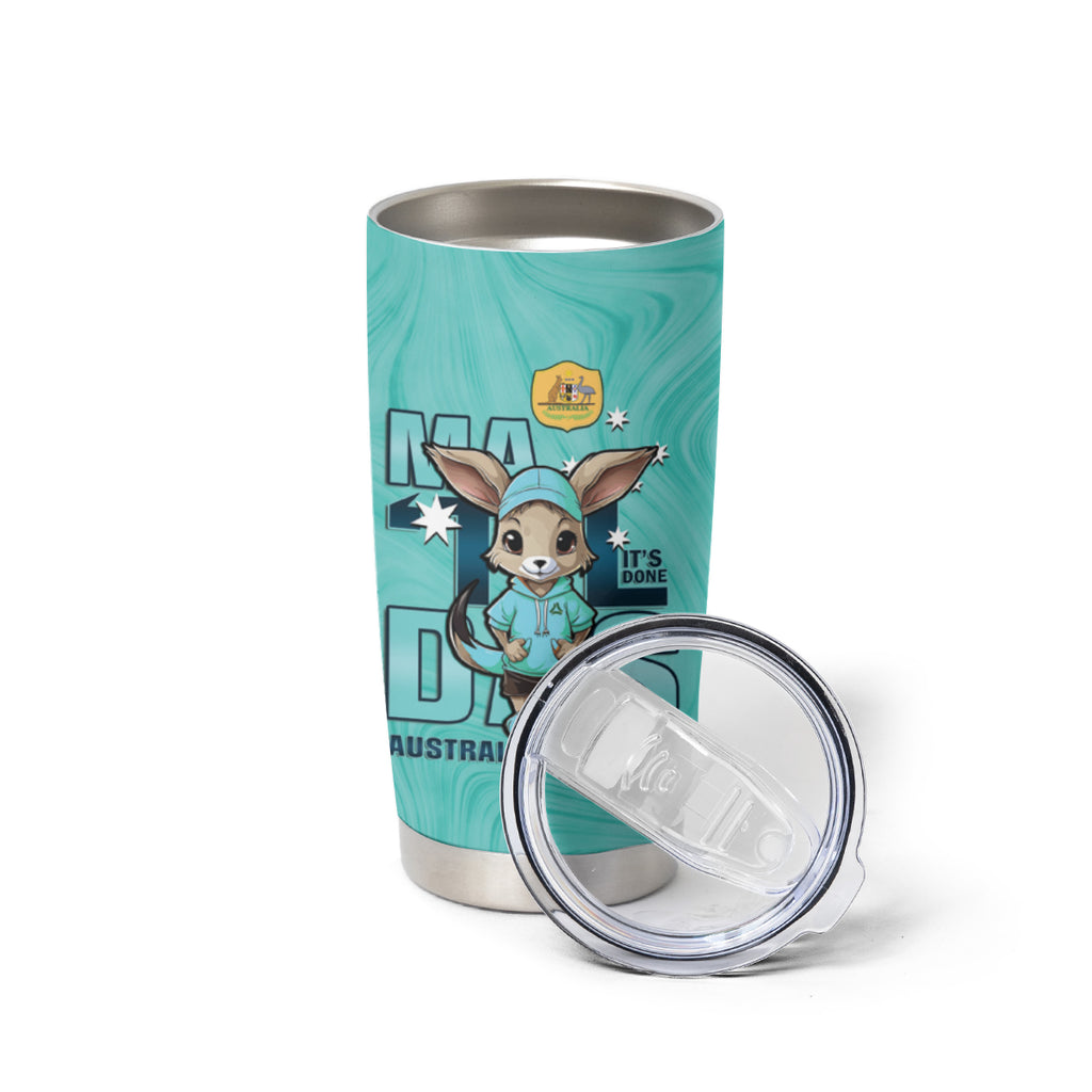 Matildas Tumbler Cup Australian Cute Mascot Unique Turquosie Version