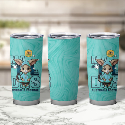 Matildas Tumbler Cup Australian Cute Mascot Unique Turquosie Version