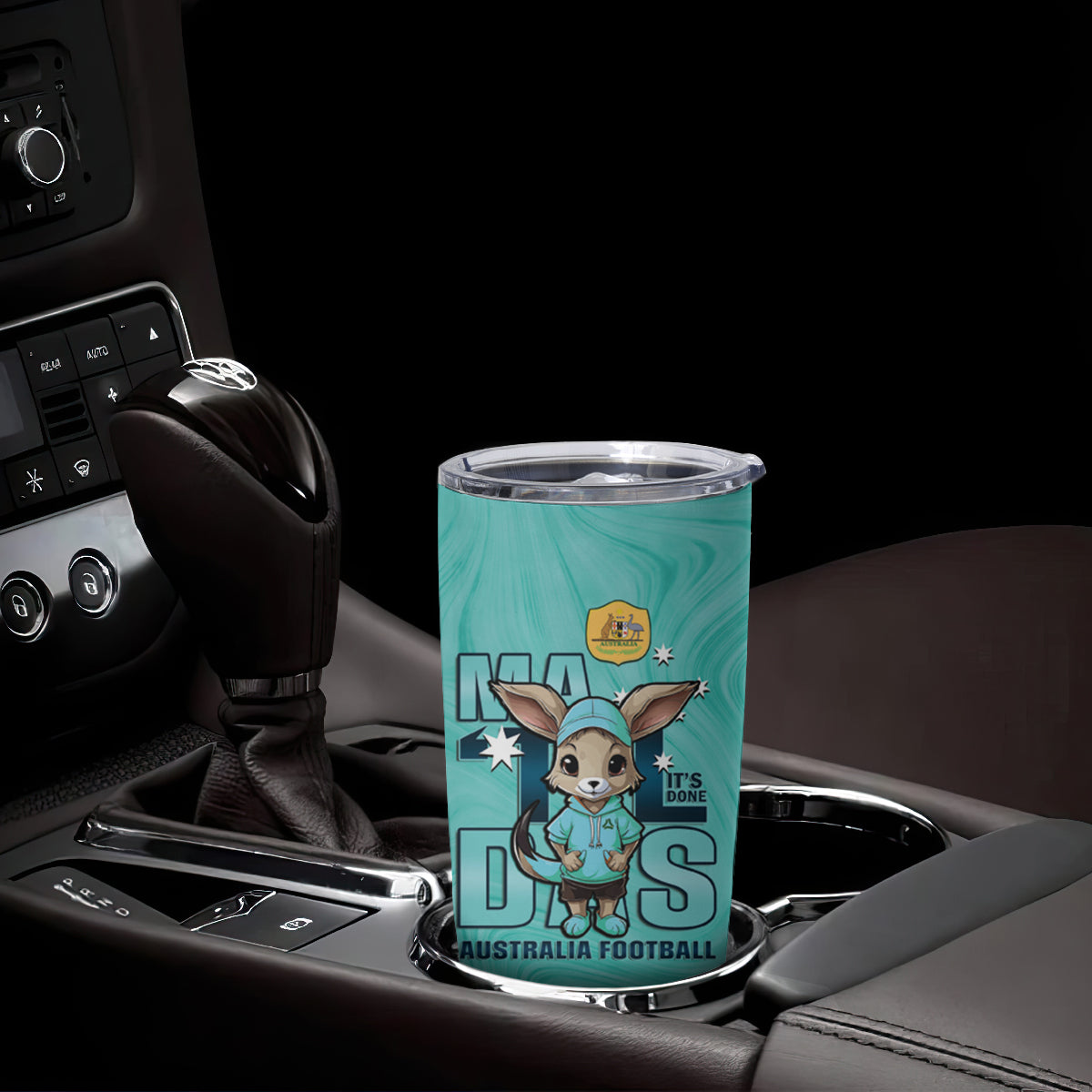 Matildas Tumbler Cup Australian Cute Mascot Unique Turquosie Version