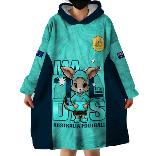 custom-matildas-wearable-blanket-hoodie-australian-cute-mascot-unique-turquosie-version