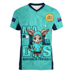 custom-matildas-women-v-neck-t-shirt-australian-cute-mascot-unique-turquosie-version