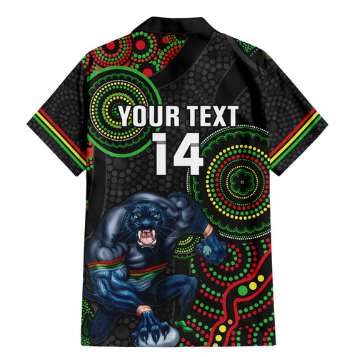 custom-nrl-panthers-family-matching-mermaid-dress-and-hawaiian-shirt-indigenous-penrith-dynamic-black-version