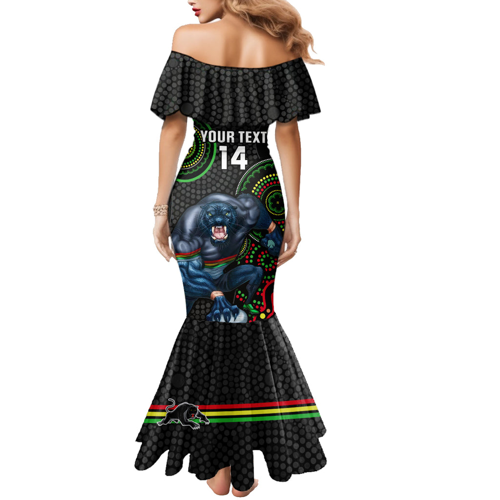 custom-nrl-panthers-family-matching-mermaid-dress-and-hawaiian-shirt-indigenous-penrith-dynamic-black-version
