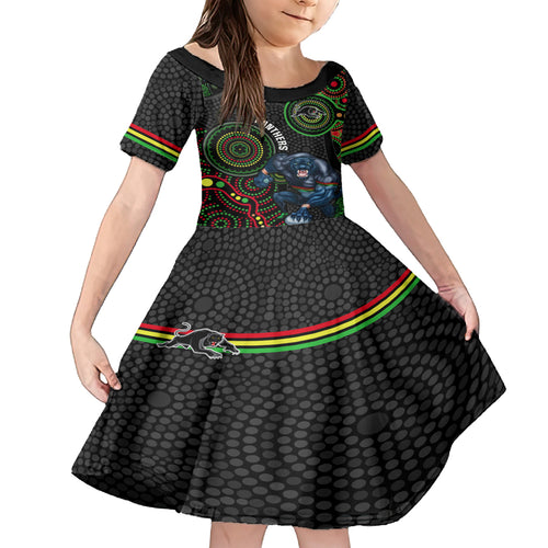 custom-nrl-panthers-family-matching-puletasi-dress-and-hawaiian-shirt-indigenous-penrith-dynamic-black-version
