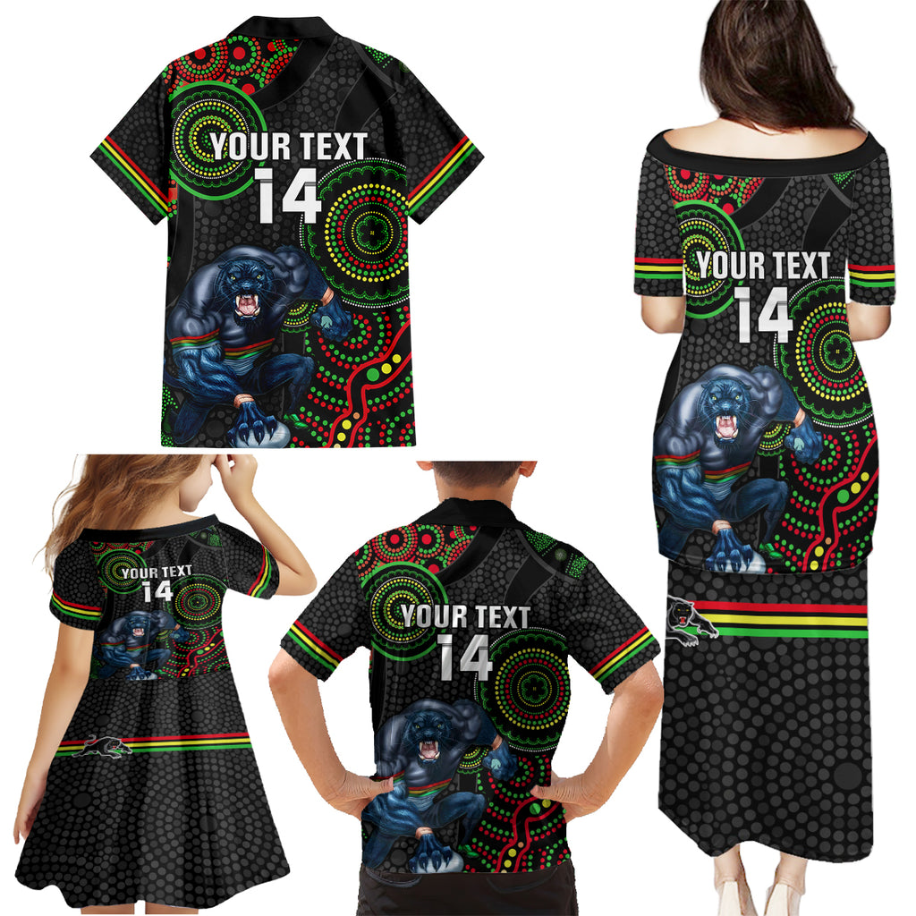 custom-nrl-panthers-family-matching-puletasi-dress-and-hawaiian-shirt-indigenous-penrith-dynamic-black-version