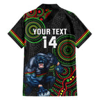 custom-nrl-panthers-family-matching-summer-maxi-dress-and-hawaiian-shirt-indigenous-penrith-dynamic-black-version