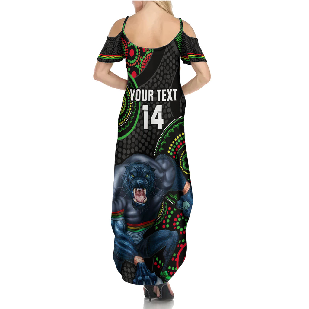 custom-nrl-panthers-family-matching-summer-maxi-dress-and-hawaiian-shirt-indigenous-penrith-dynamic-black-version