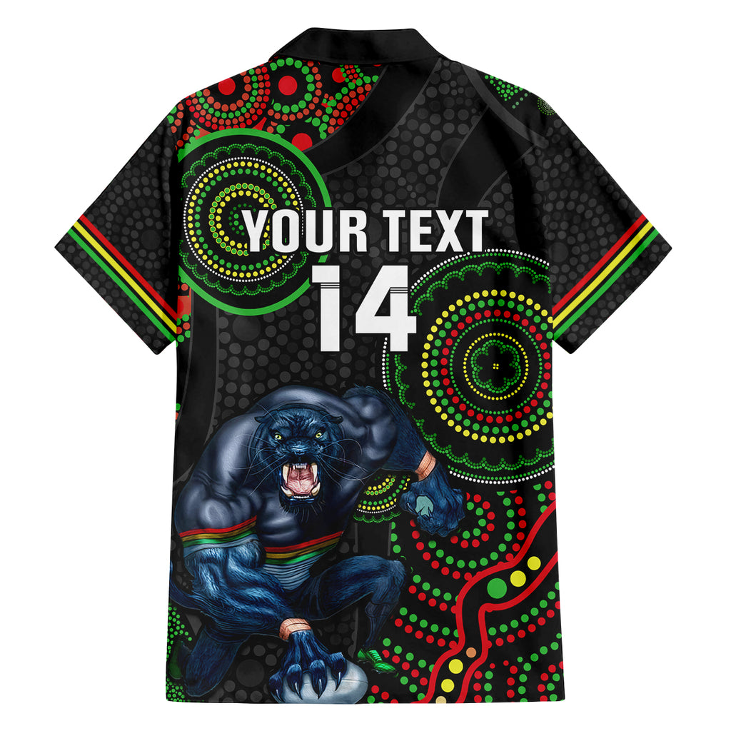 custom-nrl-panthers-family-matching-tank-maxi-dress-and-hawaiian-shirt-indigenous-penrith-dynamic-black-version