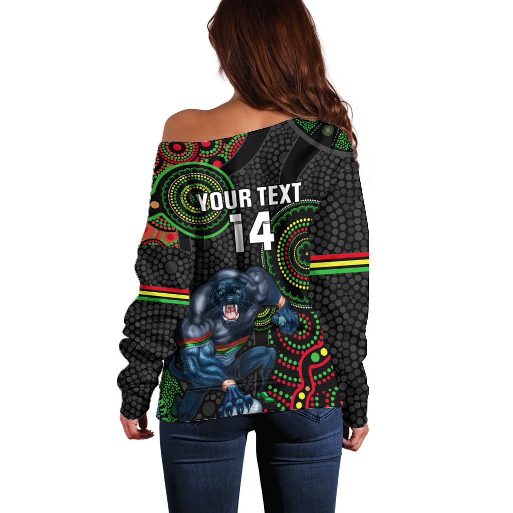 custom-nrl-panthers-off-shoulder-sweater-indigenous-penrith-dynamic-black-version