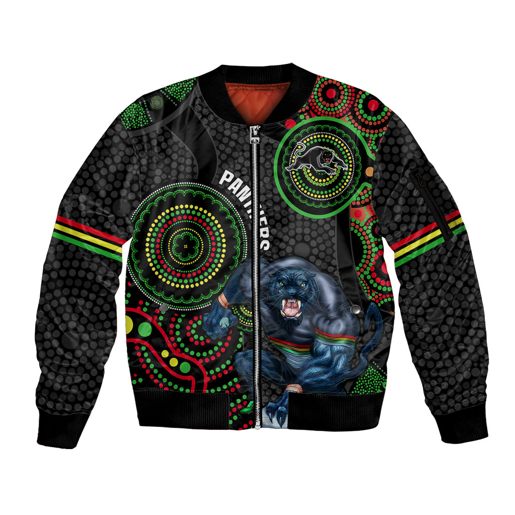 custom-nrl-panthers-sleeve-zip-bomber-jacket-indigenous-penrith-dynamic-black-version