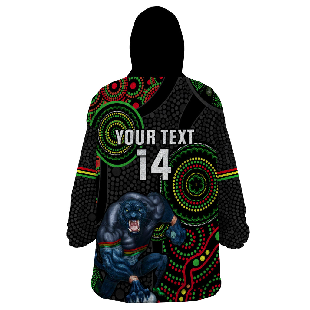 custom-nrl-panthers-wearable-blanket-hoodie-indigenous-penrith-dynamic-black-version