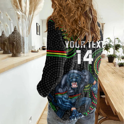 custom-nrl-panthers-women-casual-shirt-indigenous-penrith-dynamic-black-version