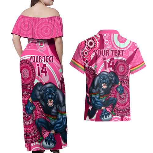 custom-nrl-panthers-couples-matching-off-shoulder-maxi-dress-and-hawaiian-shirt-indigenous-penrith-dynamic-pink-version