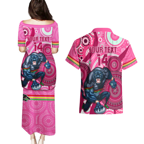 custom-nrl-panthers-couples-matching-puletasi-dress-and-hawaiian-shirt-indigenous-penrith-dynamic-pink-version