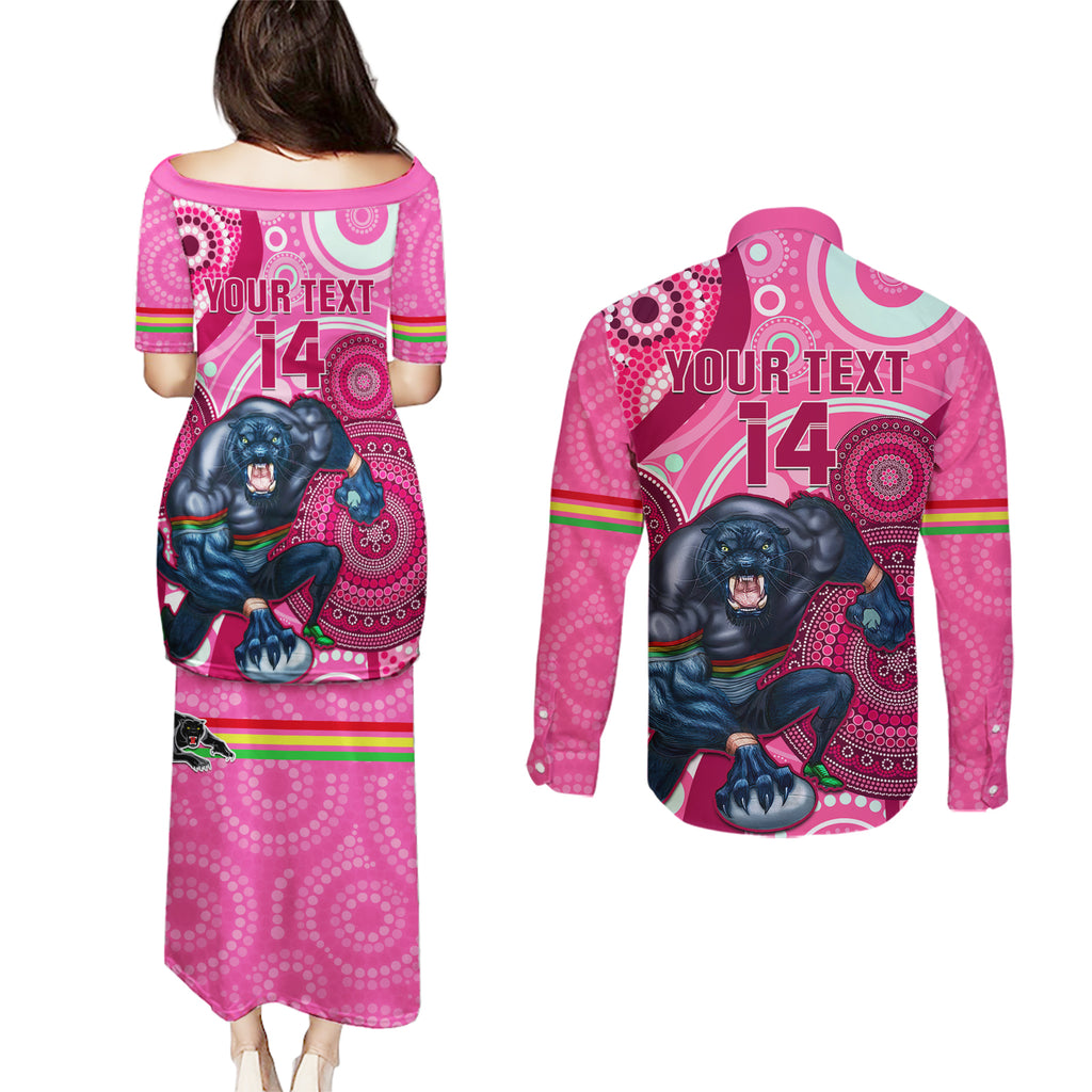 custom-nrl-panthers-couples-matching-puletasi-dress-and-long-sleeve-button-shirt-indigenous-penrith-dynamic-pink-version
