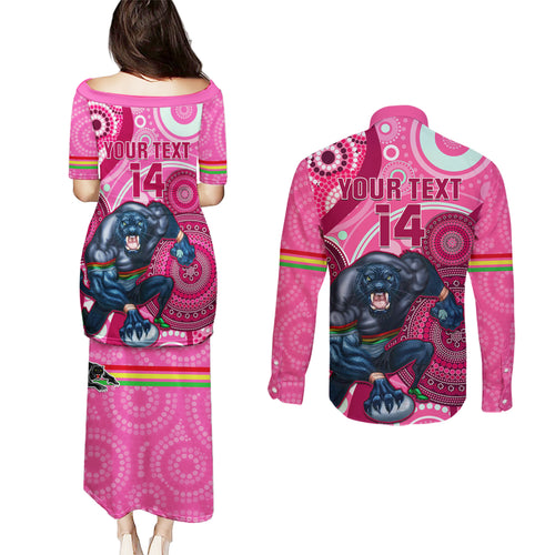 custom-nrl-panthers-couples-matching-puletasi-dress-and-long-sleeve-button-shirt-indigenous-penrith-dynamic-pink-version