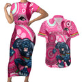 custom-nrl-panthers-couples-matching-short-sleeve-bodycon-dress-and-hawaiian-shirt-indigenous-penrith-dynamic-pink-version