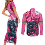 custom-nrl-panthers-couples-matching-short-sleeve-bodycon-dress-and-long-sleeve-button-shirt-indigenous-penrith-dynamic-pink-version