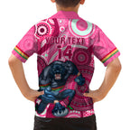 custom-nrl-panthers-family-matching-long-sleeve-bodycon-dress-and-hawaiian-shirt-indigenous-penrith-dynamic-pink-version