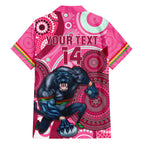 custom-nrl-panthers-family-matching-off-shoulder-long-sleeve-dress-and-hawaiian-shirt-indigenous-penrith-dynamic-pink-version