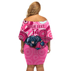 custom-nrl-panthers-family-matching-off-shoulder-short-dress-and-hawaiian-shirt-indigenous-penrith-dynamic-pink-version