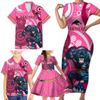 custom-nrl-panthers-family-matching-short-sleeve-bodycon-dress-and-hawaiian-shirt-indigenous-penrith-dynamic-pink-version