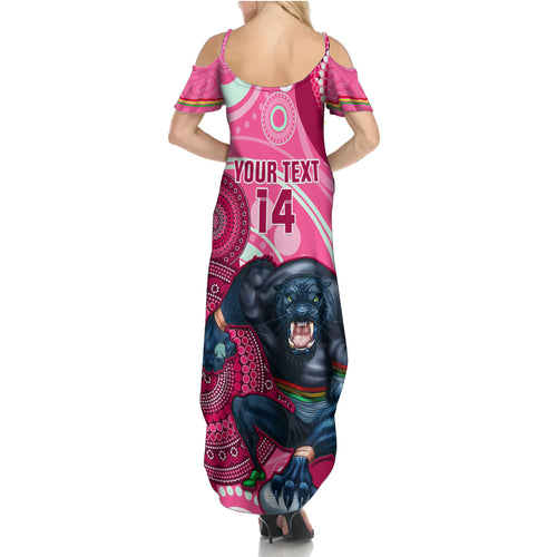 custom-nrl-panthers-family-matching-summer-maxi-dress-and-hawaiian-shirt-indigenous-penrith-dynamic-pink-version