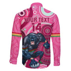 custom-nrl-panthers-family-matching-tank-maxi-dress-and-hawaiian-shirt-indigenous-penrith-dynamic-pink-version