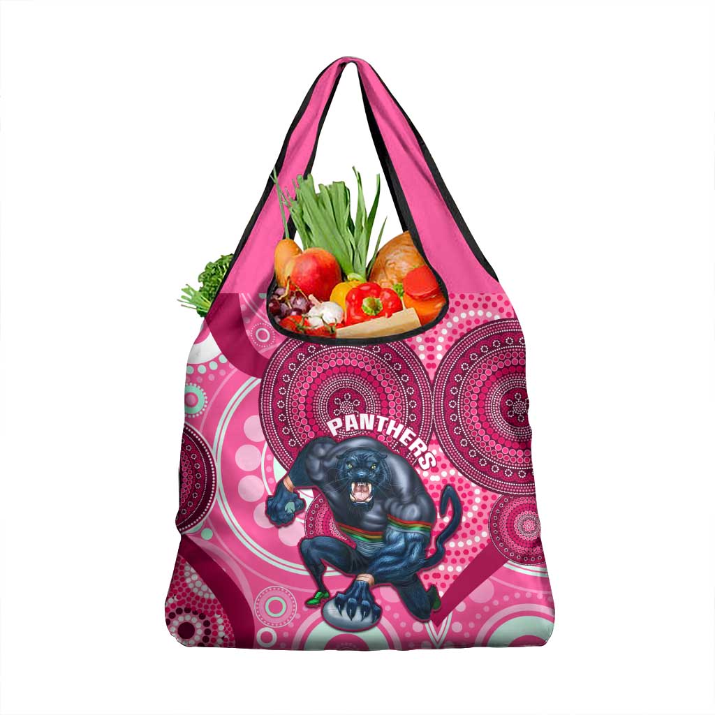 NRL Panthers Grocery Bag Indigenous Penrith Dynamic Pink Version