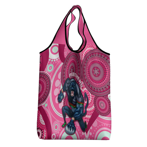 NRL Panthers Grocery Bag Indigenous Penrith Dynamic Pink Version