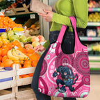 NRL Panthers Grocery Bag Indigenous Penrith Dynamic Pink Version