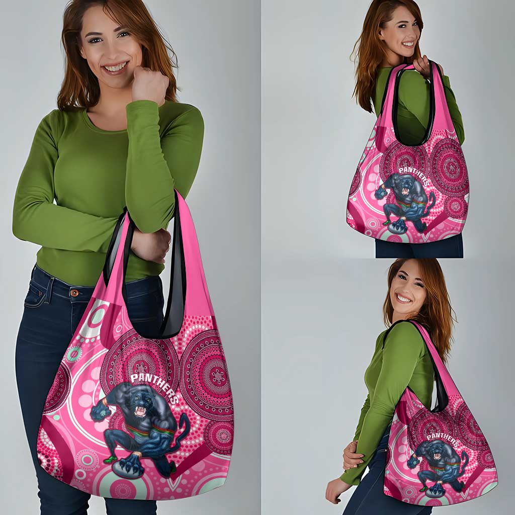 NRL Panthers Grocery Bag Indigenous Penrith Dynamic Pink Version