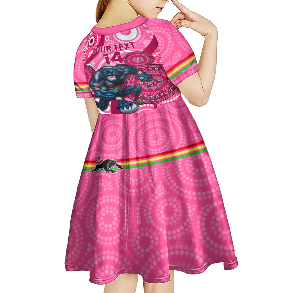 custom-nrl-panthers-kid-short-sleeve-dress-indigenous-penrith-dynamic-pink-version