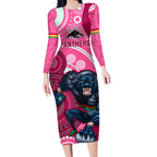 custom-nrl-panthers-long-sleeve-bodycon-dress-indigenous-penrith-dynamic-pink-version